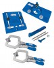 Kreg 5pc Hardware Installation & Pocket Hole Kit £89.95 Kreg 5pc Hardware Installation & Pocket Hole Kit
Contents:
Cabinet Hardware Jig - Khi-pull
Concealed Hinge Jig - Khi-hinge-int
Pocket Hole Jig 310
Two Classic 3" Face Clam